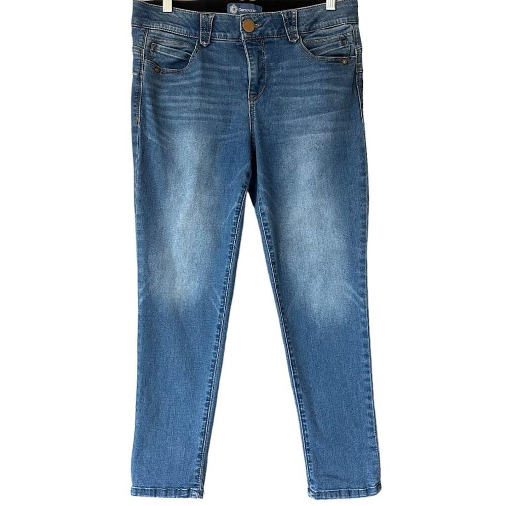 Democracy "Ab"solution Ab Technology Mid Wash Skinny Jeans Womens‎ 10